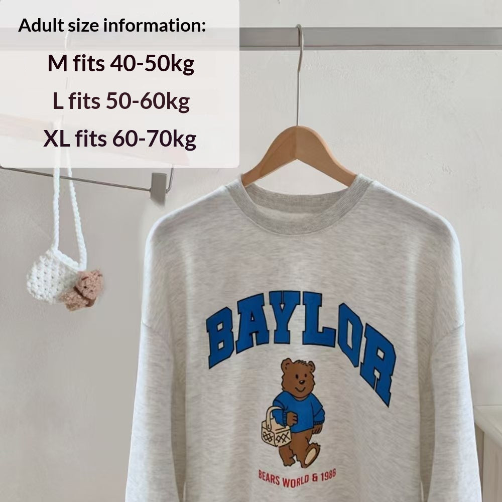 Autumn And Winter Parent-child Pet Clothing Dog Clothes And Supplies Fleece-lined