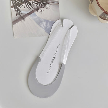 High Heel Socks Women Cotton Ice Silk Boat Socks