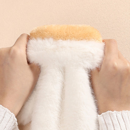 Plush Winter Warmth Fleece-lined Thickened Outdoor Cold-proof Windproof