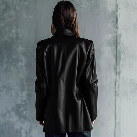 Women's Leather Jacket Elegant High-grade Versatile Casual