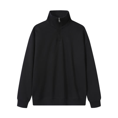 Women's  Premium Half-zip Stand-up Collar Hoodie