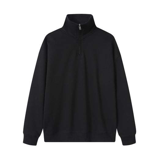 Women's  Premium Half-zip Stand-up Collar Hoodie