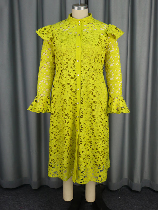 Lace Coat Half Turtleneck Cardigan Inner Wear Dress