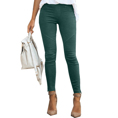 Stylish Womens Casual Slim-fit Stretch Pants