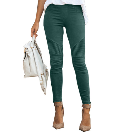 Stylish Womens Casual Slim-fit Stretch Pants
