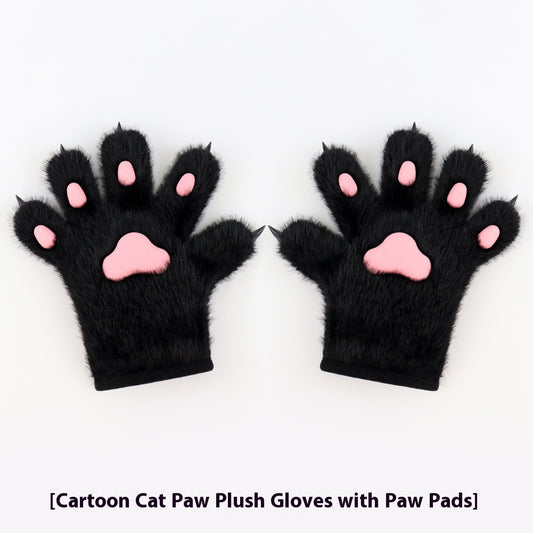 Handmade Cat's Paw Gloves Plush Meat Pad Cat Palm Props