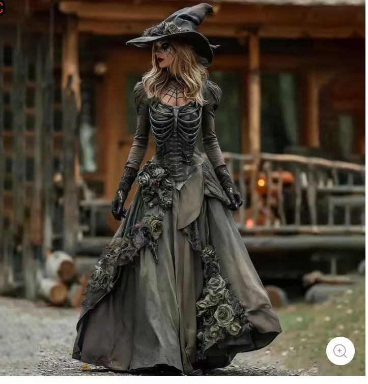 Fashionable Casual Dress With Digital Print