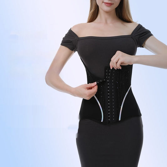 New Summer Mesh Snake Print Leopard Print Breathable Reinforced Waist Trainer