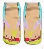 3D-printed Flip-flop Toe Socks