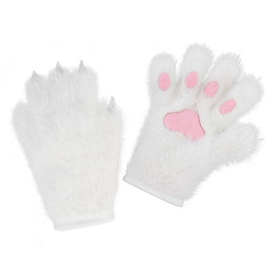 Handmade Cat's Paw Gloves Plush Meat Pad Cat Palm Props