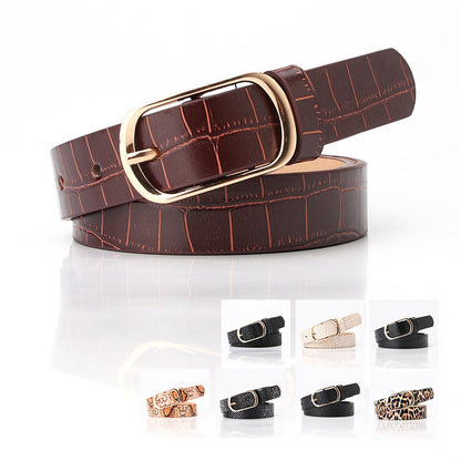 Ladies' Fashion Round Retro Casual Belt