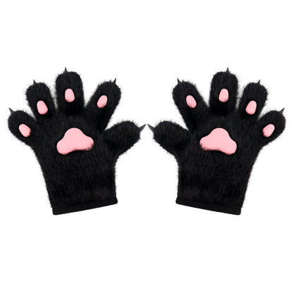 Handmade Cat's Paw Gloves Plush Meat Pad Cat Palm Props