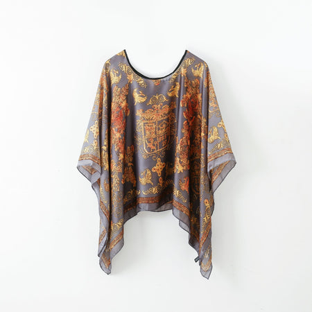 Pullover Shawl Outerwear Cover-up Multifunctional Scarf