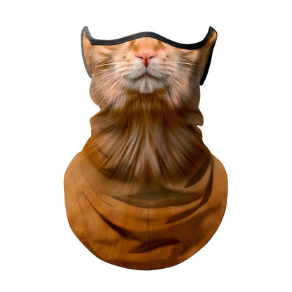 Sunscreen Hanging Ear Ice Silk Breathable Outdoor Sports Motorcycle Cycling Mask