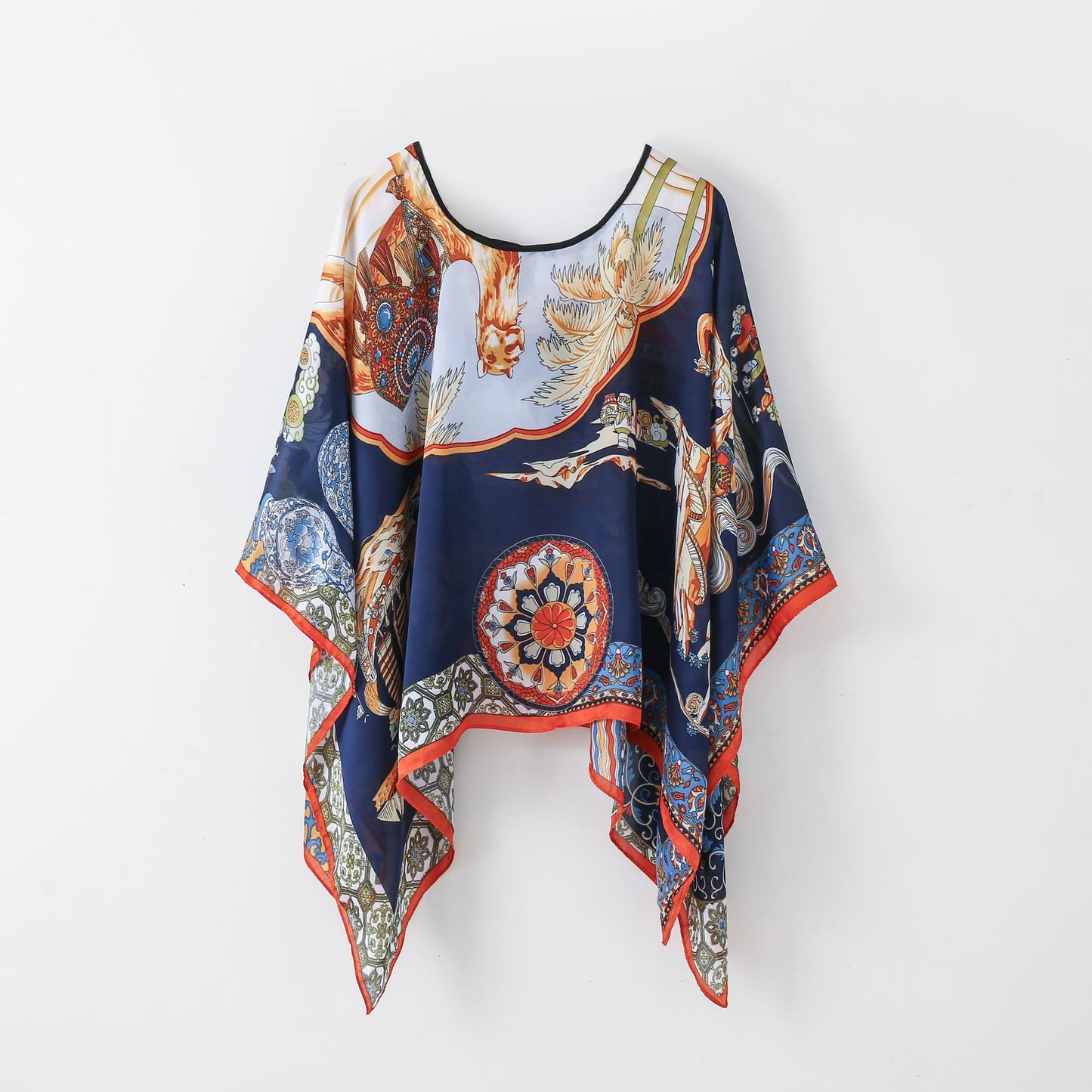 Pullover Shawl Outerwear Cover-up Multifunctional Scarf