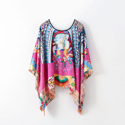 Pullover Shawl Outerwear Cover-up Multifunctional Scarf