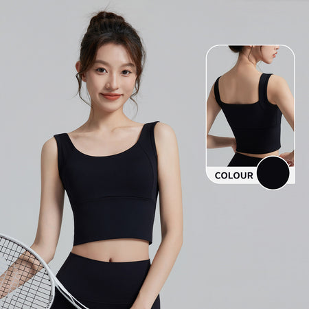 Womens Casual Yoga Tank Sports Top