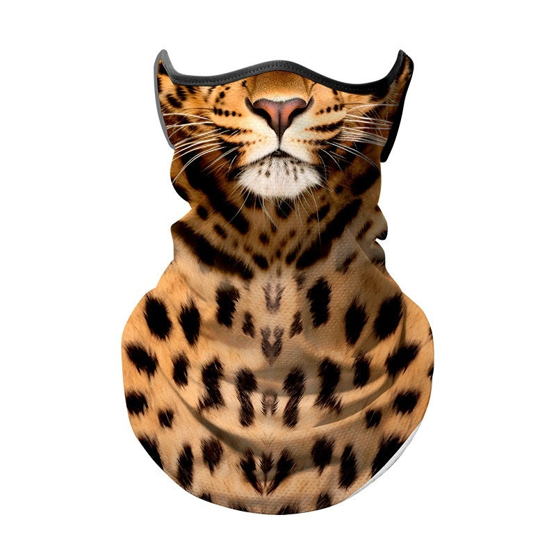 Sunscreen Hanging Ear Ice Silk Breathable Outdoor Sports Motorcycle Cycling Mask