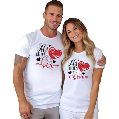 Printed Single-piece T-shirt With A Crew Neck And A Relaxed Fit