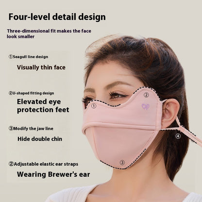 Outdoor Cycling Wind Mask 5D Good-looking Cold-proof Eye Protection Face Mask