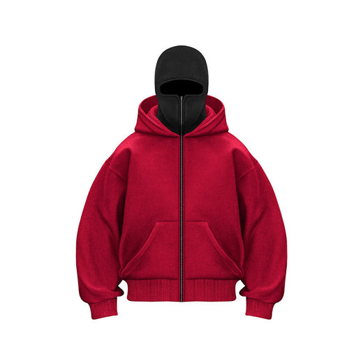 Men's And Women's Double-headed Zipper Hoodie