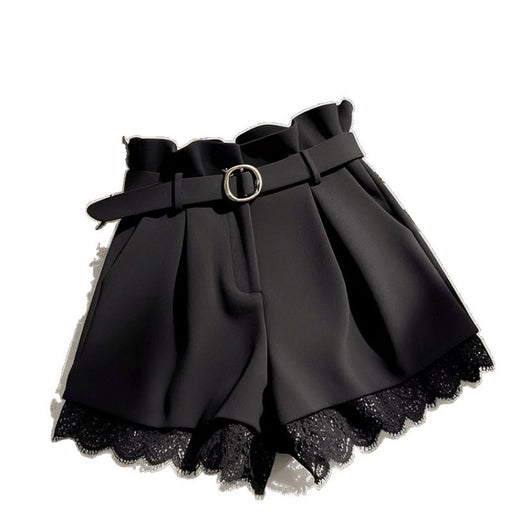 High-waisted Casual Shorts Cropped Pants For Petite Women