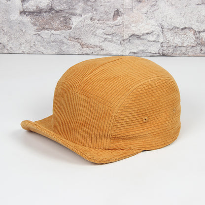 Pure Cotton Corduroy Five-panel Cap Short Brim 5-panel Baseball Cap