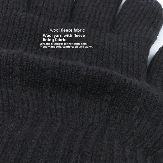 Gloves Outdoor Riding Wind-proof And Cold Protection Fleece-lined Thickened
