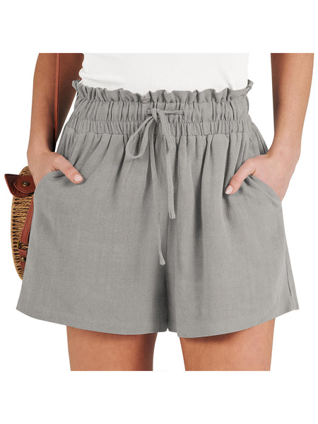 Solid-color Loose-fitting Casual Fashionable Shorts