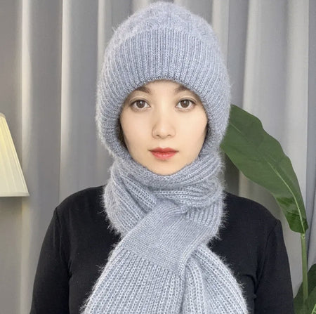 Hand-knitted Stylish And Versatile Outdoor Cold And Wind-proof Hat