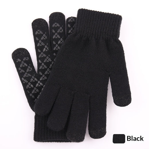 Knitted Winter Warm Touchscreen Gloves Made Of Wool