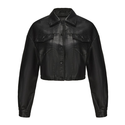 Women's Long-sleeved Single-breasted Short Jacket European And American