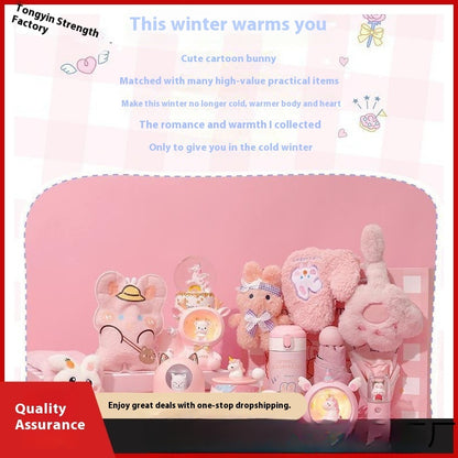 Christmas Girls' Birthday Kindergarten Primary School Students' Practical Winter Warm Gift Box