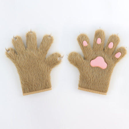 Handmade Cat's Paw Gloves Plush Meat Pad Cat Palm Props