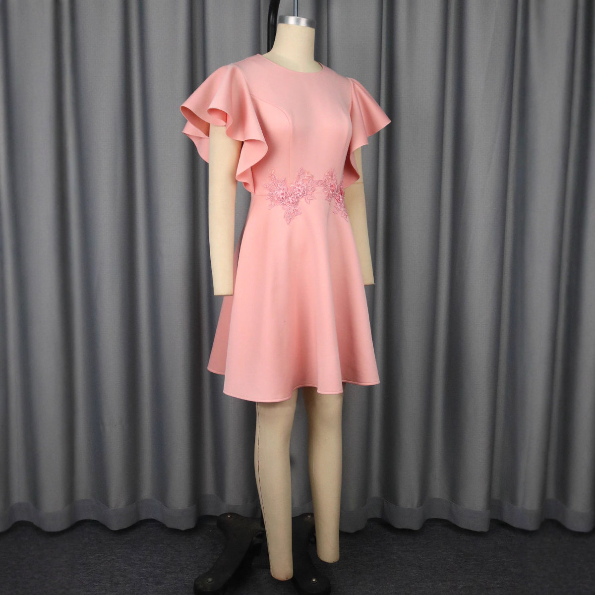 Summer New Fashion Elegant Embroidery Slim Fit Elegant Party Dress
