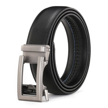 Men's Genuine Leather Belt Alloy Youth Business