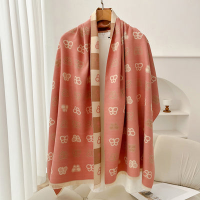Retro High Sense Artificial Cashmere Scarf