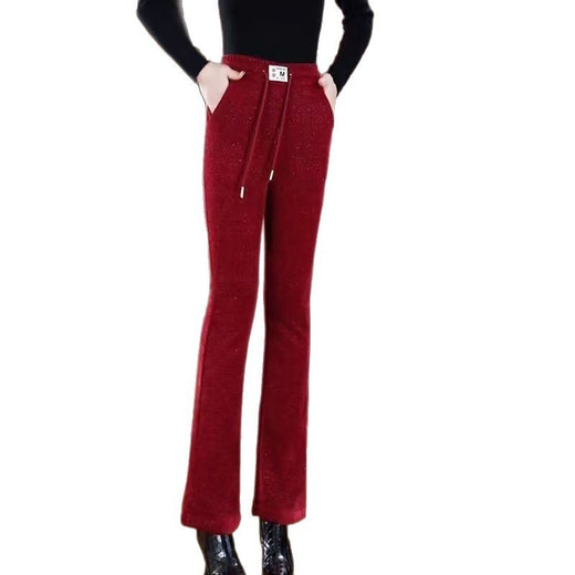 Womens FallWinter Slimming Casual Cropped Pants