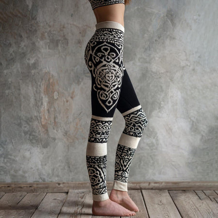 Womens 3D Digital-Print Sports Yoga Pants