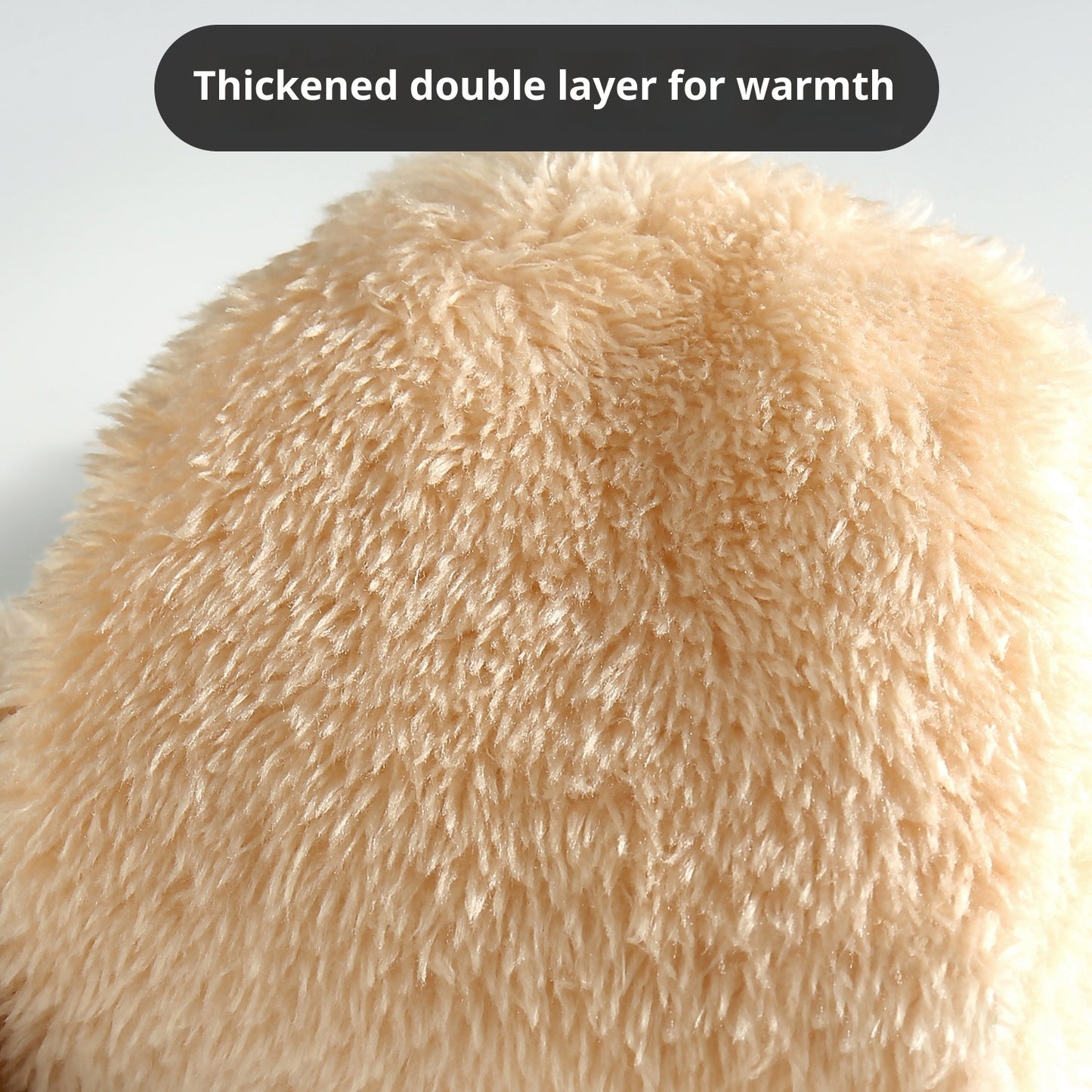 Double-layer Fleece-lined Warm And Cold-proof Knitted Gloves