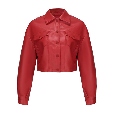 Women's Long-sleeved Single-breasted Short Jacket European And American