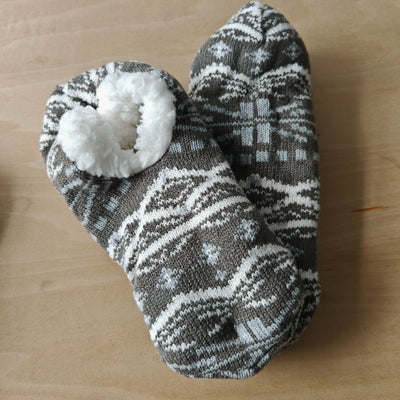 Warm And Lovely Glue-dispensing Non-slip Floor Shoes