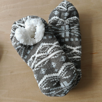 Warm And Lovely Glue-dispensing Non-slip Floor Shoes