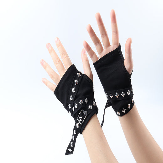 New Y2g Millennium Hot Girl Gloves Rivet