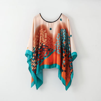 Pullover Shawl Outerwear Cover-up Multifunctional Scarf