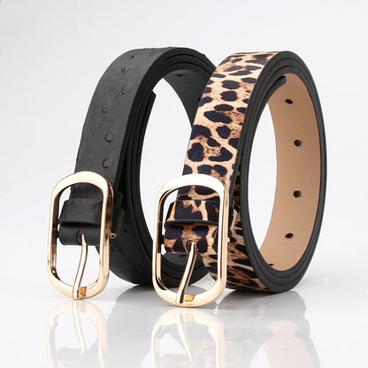 Ladies' Fashion Round Retro Casual Belt