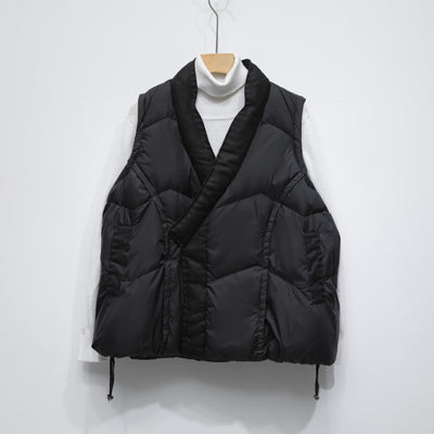 90 Down Solid Color Stand-collar Vest Women's Down Jacket