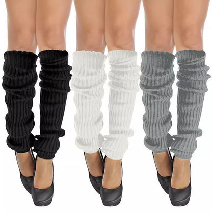 Women's Comfortable Ribbed Leg Warmers Machinewashable