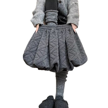 Sophisticated Textured Houndstooth Bloom Casual Pants
