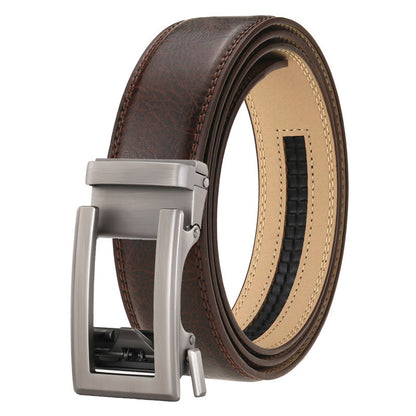 Men's Genuine Leather Belt Alloy Youth Business
